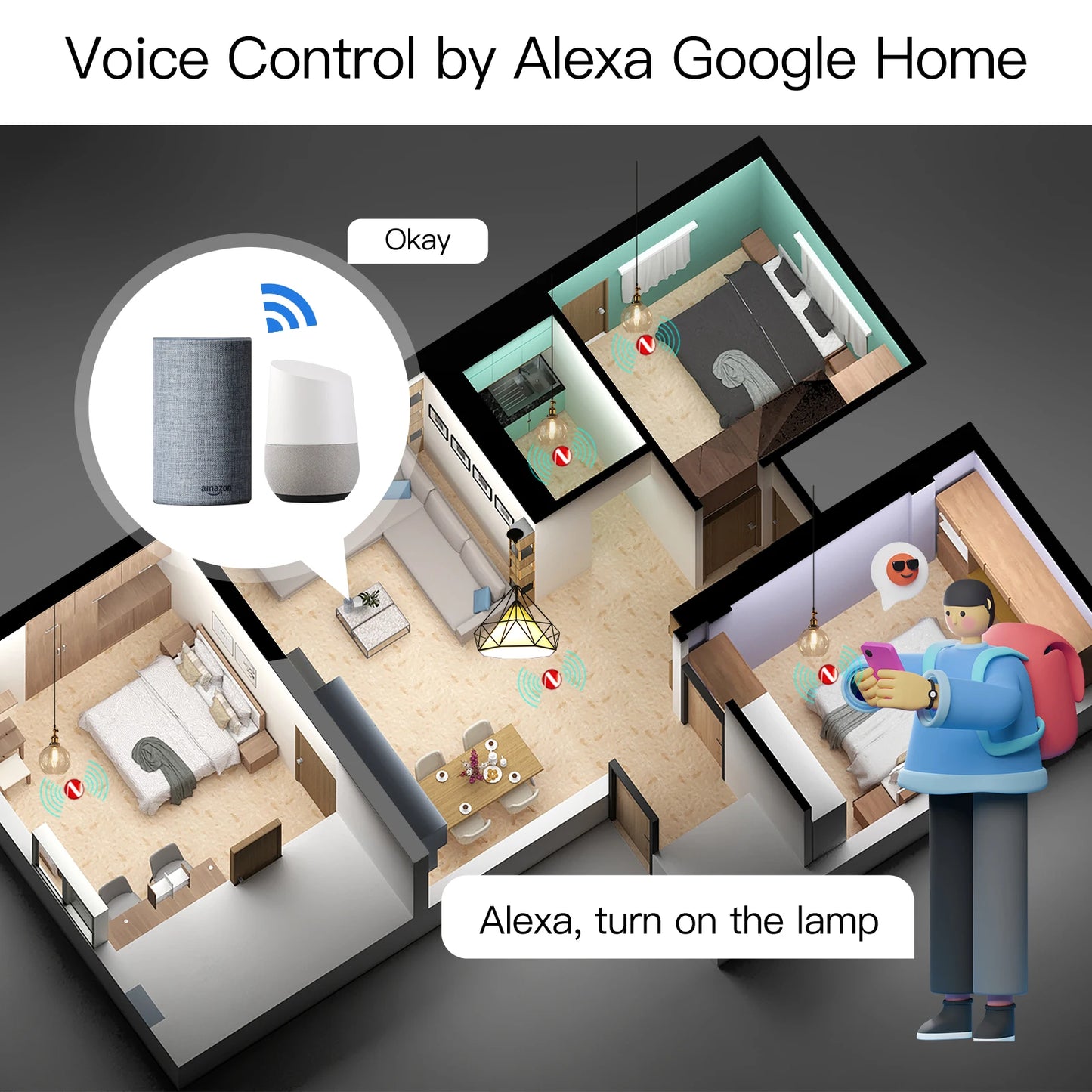 Moes ZigBee Tuya Socket Power Plug 16A Smart APP Wireless Socket Outlet Functional Energy Monitor Timer Alexa Google EU