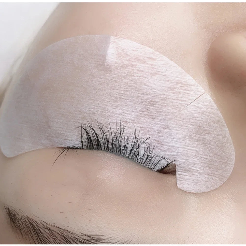 50/100pairs U Shape Eyelash Pads Grafted Lash Hydrogels Gel Patches Under Eye Pads for Eyelash ExtensionTips StickerMakeup Tools