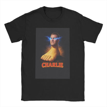 Men Women T-Shirts ICharlie Charlie Kirk Meme Amazing Pure Cotton Tees Short Sleeve T Shirts Tops Graphic Printed Summer T Shirt