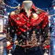 Men's Christmas Tree & Snowflake Shirt — view 11