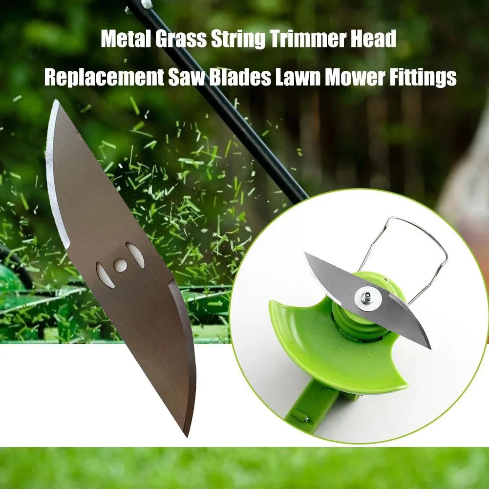 1/5PCS 150mm Metal Grass String Trimmer Head Blade Replacement Lawn Mower Saw Blades Fittings Garden Power Tool Accessoris