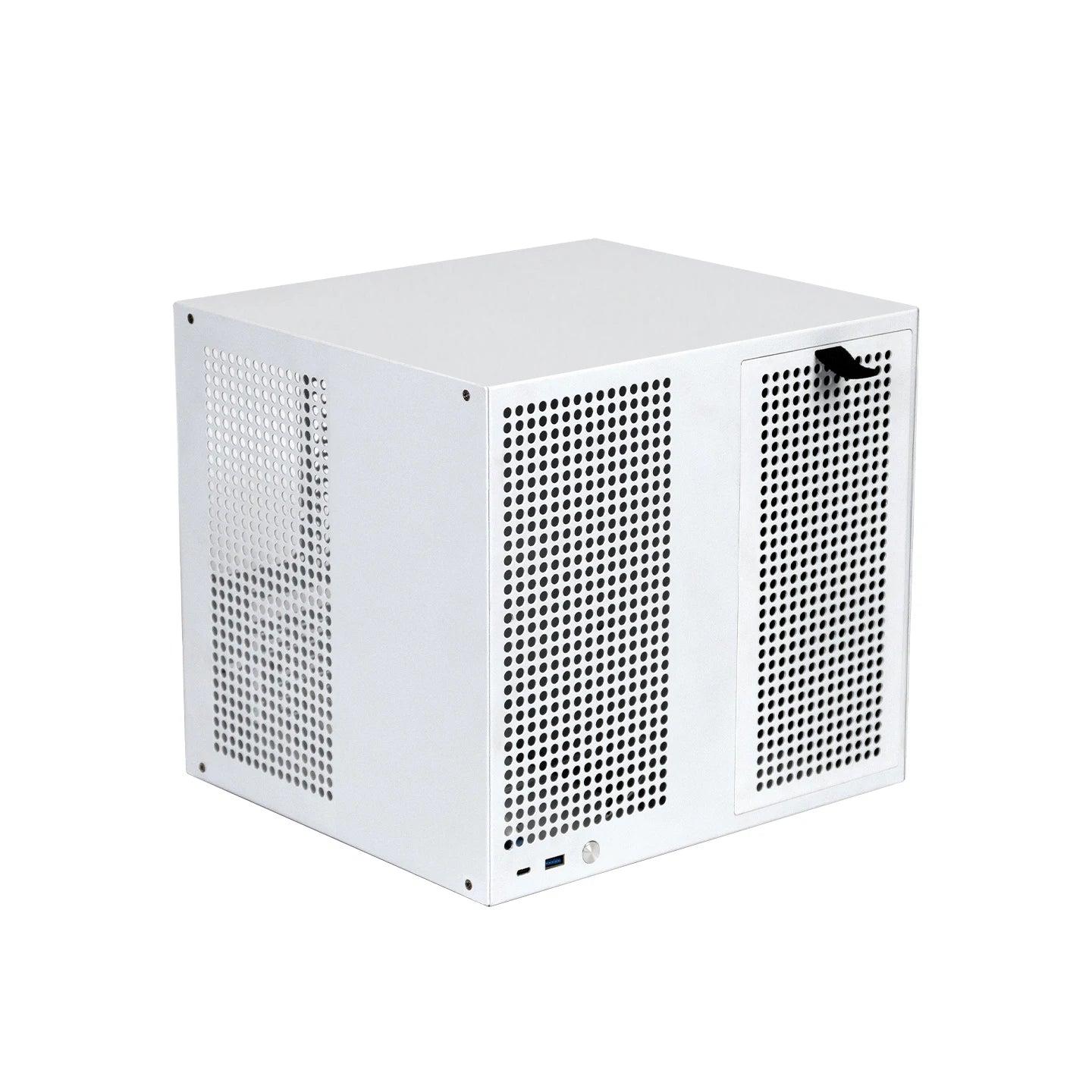 Sagittarius 8-bay NAS Computer Chassis with ATX Power Supply, MATX Motherboard, Full-height PCIE, 21.8L