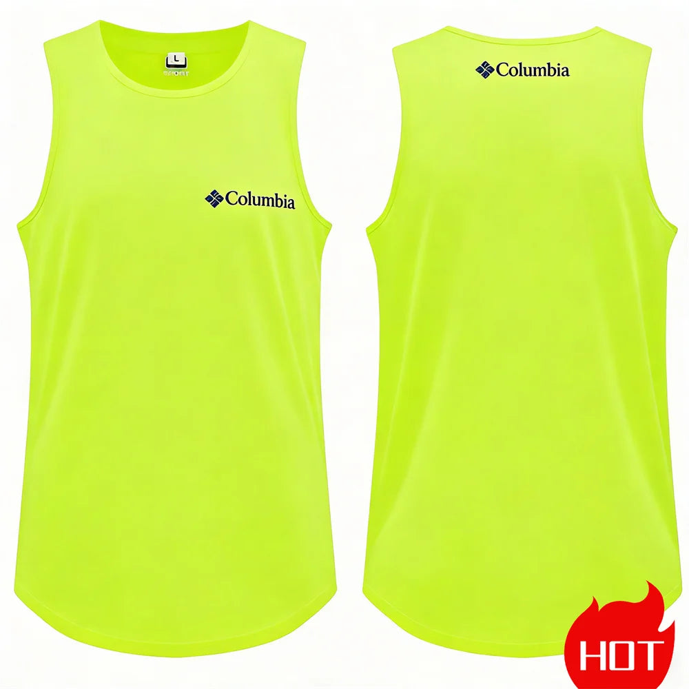 Outdoor sports round neck basketbal jerseys Breathable running vests Summer men's t-shirts and tank tops quick-dry mesh tops man
