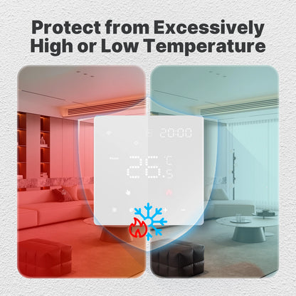 MOES Tuya WiFi Smart Thermostat Programmable Temperature Controller Water Boiler Electric Heating Work With Alexa Google Home