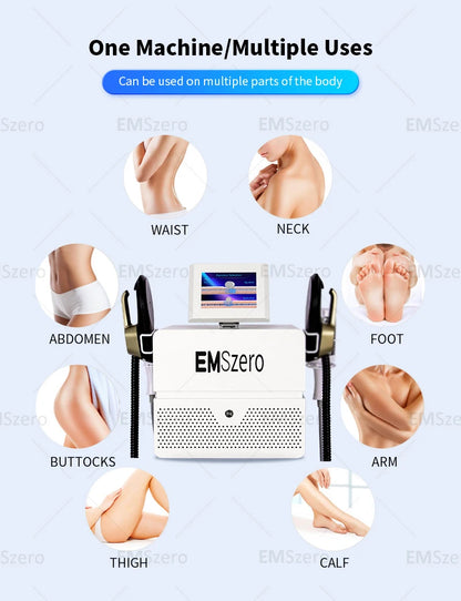 NEW UPGRADE EMSzerol+RF(62 ROLLER MASSAGE)therapy Body Weight Loss Slimming Beauty Equipment