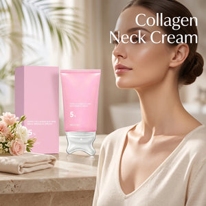 5% PDRN Collagen Neck Cream Firming Lifting Smoothing Neck Fine Lines Hydrating Restores Elasticity Improve Dryness Skin Care
