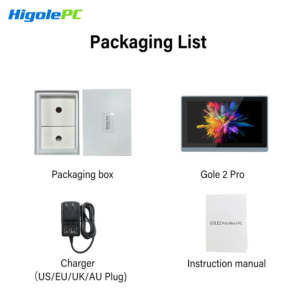Industrial Higole Gole 2 Pro 5.5" Mini Computer Intel Win11 8/16GB RAM 4K for AI/Automation/Education Portable PC