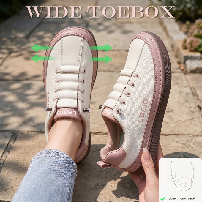 Wide-Toe Minimalist Sneakers — product image