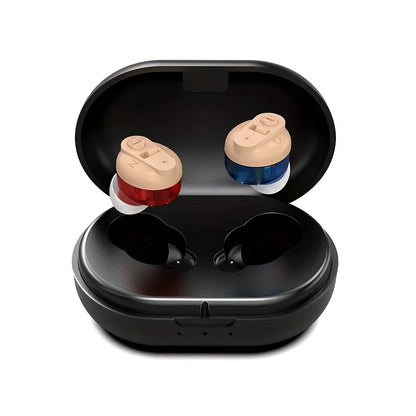Multi-color Charging Long Life Portable Mini CIC Invisible Magnetic Rechargeable In-Ear Adjustable Hearing Aid For Deaf and Elde