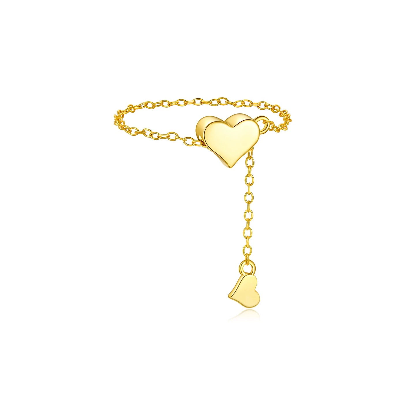 ANDYWEN 925 Sterling Silver Transformer Adjustable Chain Heart Pendant Charm Necklace Drop Choker Resizable Women Luxury Jewekry