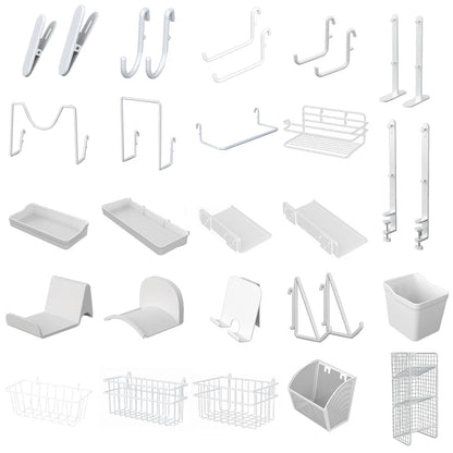 No-Holes Home Organization | This Wall Pegboard Displays & Organizes Your Daily Items & Electronics in Living Room/Study