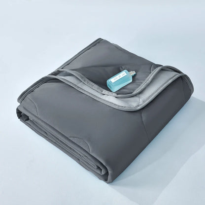 King Size Cooling Comforter - Breathable & Lightweight Ice Silk Cooling Blanket, Thin Quilt for Hot Summer