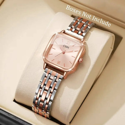 Fashion Women Watches Casual Square Dial Quartz Wristwatches Reloj Mujer Girls Clock Gift（Without Box）