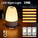 Rechargeable Touch Bedside Lamp — view 7