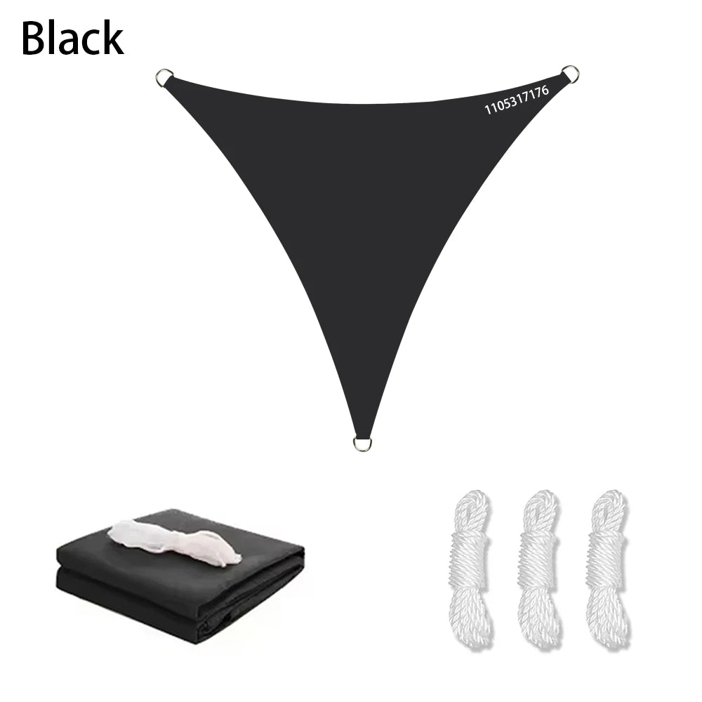 Triangle Sun Shade Sail Waterproof UV Block Outdoor Garden Patio Awning Canopy Triangle Sunshade Sail