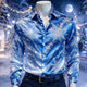 Men's Christmas Tree & Snowflake Shirt — view 16
