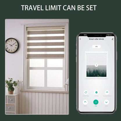 Tuya Wifi Roller Shutter Blinds Motor Automatic Blind Curtain For 38mm Tube Smart Life App Alice Alexa Google Home Voice Control