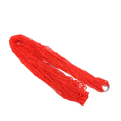 Outdoor Equipment Thick Mesh Camping Hammock Nylon Rope Single Person Mesh Hammock Outdoor Camping Equipment Accessories