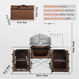 Folding Camping Kitchen Table — view 8