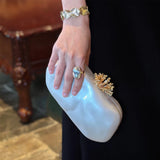 Flower Shell Shoulder Clutch — view 5