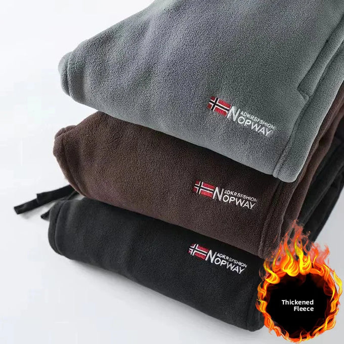 Men's Fleece-Lined Casual Pants — product image