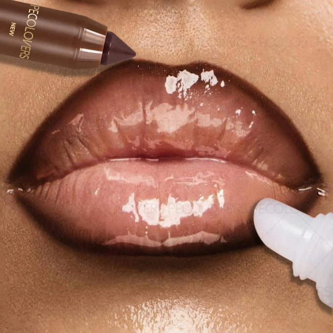 Brown Lip Liner & Gloss Set — 2 Pieces — product image