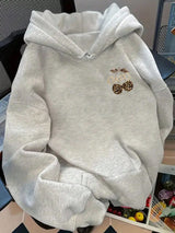 Leopard Cherry Graphic Hoodie