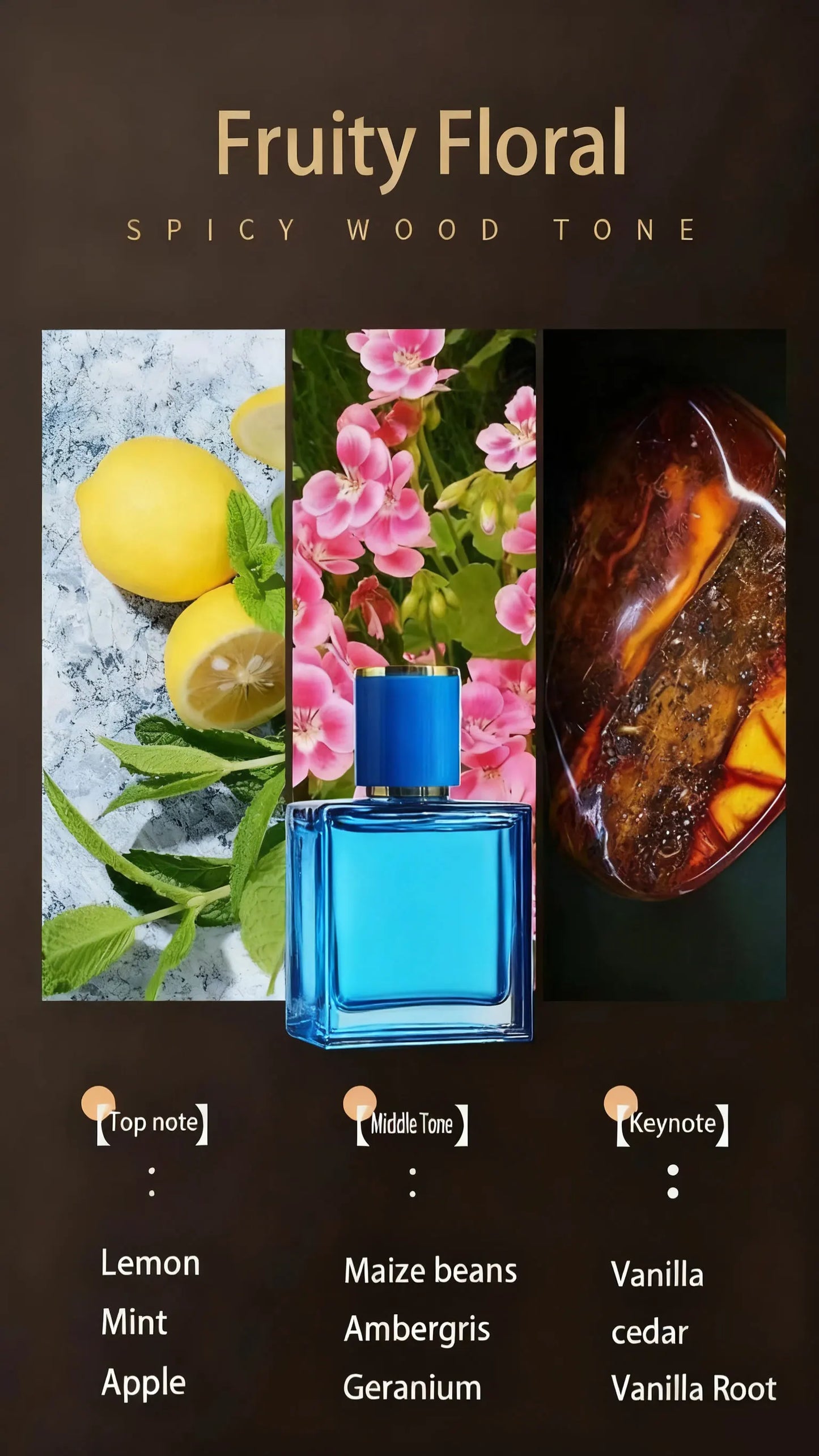 Original 90ml Men's Perfume Gift Box 3pcs Set Fascination Man Colognes Scent Lasting Woody Floral Fragrance Eau De Parfums Homme
