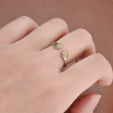 Adjustable Cat Paw Open Ring — view 6