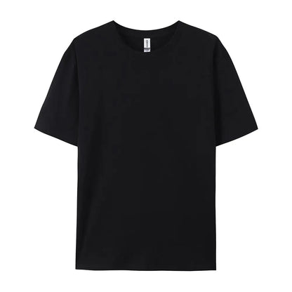 100% Cotton Solid T-shirts Women Sporty Short Sleeve Tees Fashion Casual White Black Clothing Loose O-Neck Female Summer Tops