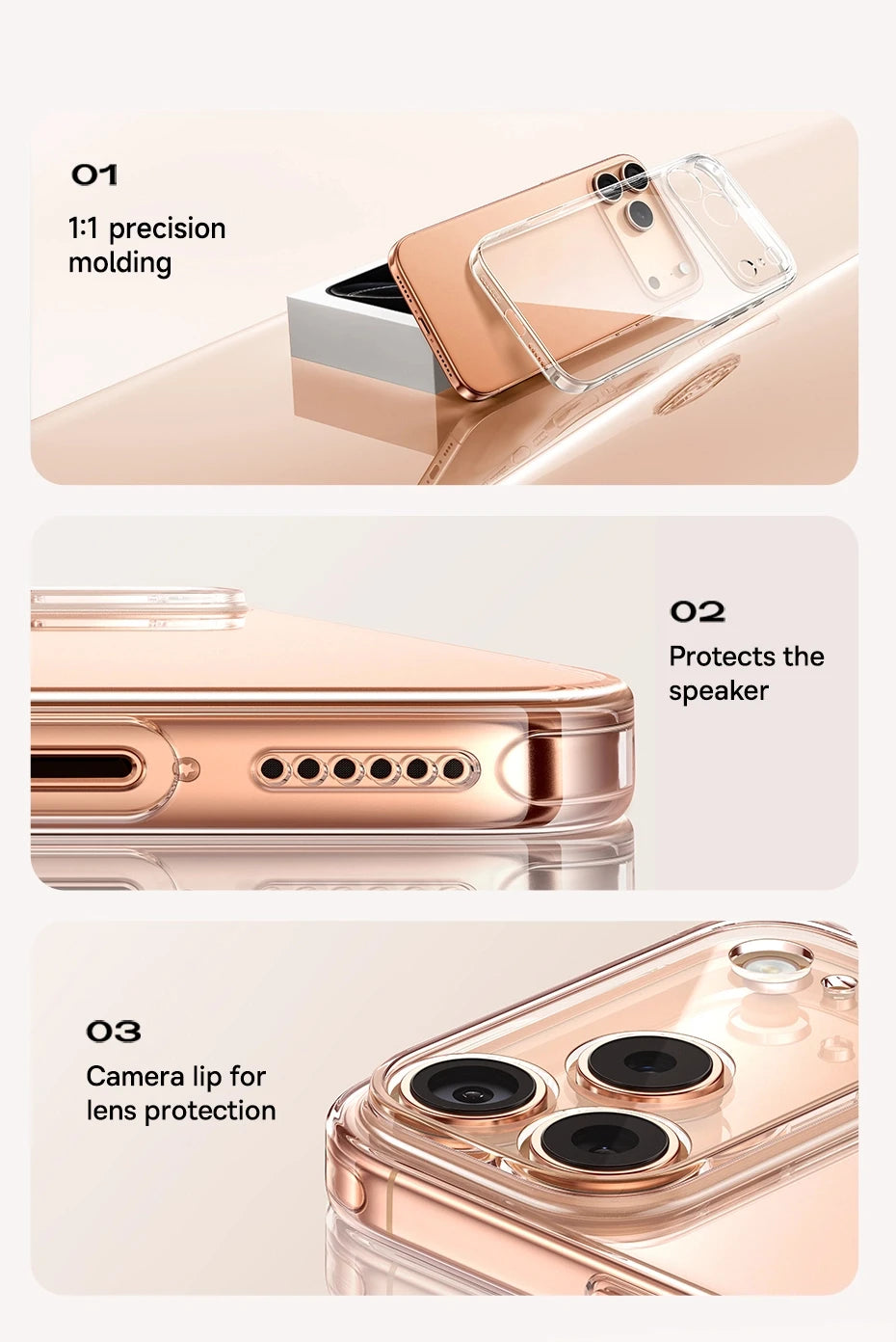 Baseus Clear Case For iPhone 17 Pro Max Soft TPU Case For iPhone 17 Air Anti-drop Ultra Thin Cover For iPhone 16 15 Pro Max Case