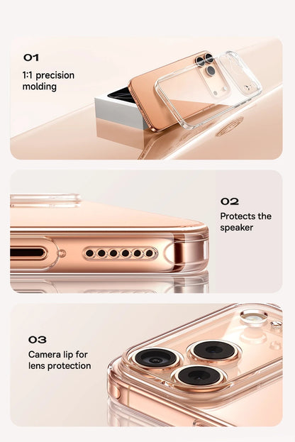 Baseus Clear Case For iPhone 17 Pro Max Soft TPU Case For iPhone 17 Air Anti-drop Ultra Thin Cover For iPhone 16 15 Pro Max Case