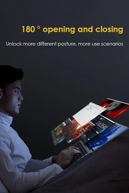 LENOU Ultra Slim 15.6" Laptop 32GB 2TB Windows 11 Intel Core i9-9880 Gaming Office Portable Business Student Notebook Computer