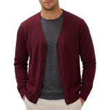 Men's V-Neck Button Cardigan — view 2