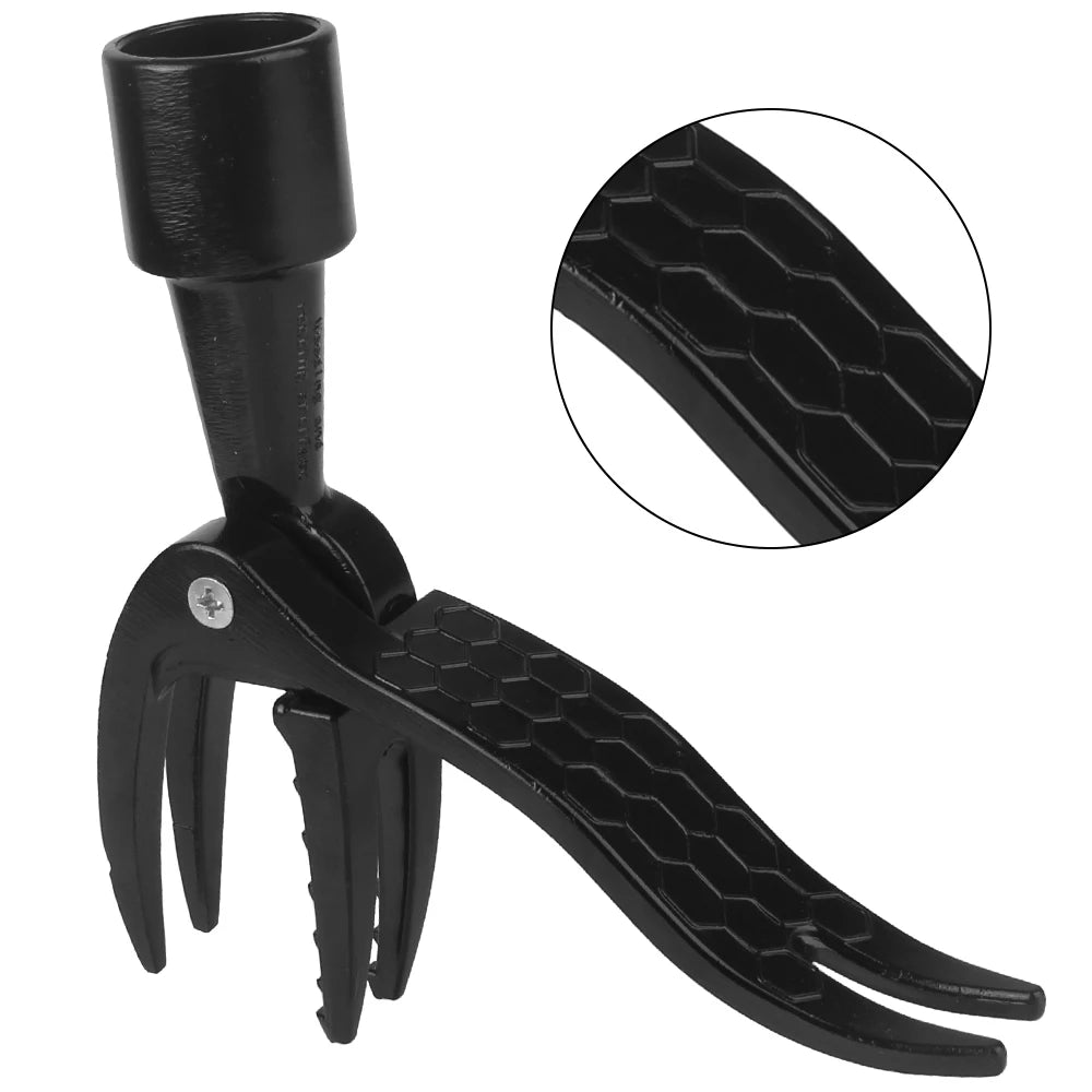 Black Root Remover Stand Up Weeding tool Gardening Weeding Head Replacement Digging Weeder Claw Foot Pedal Weed Puller