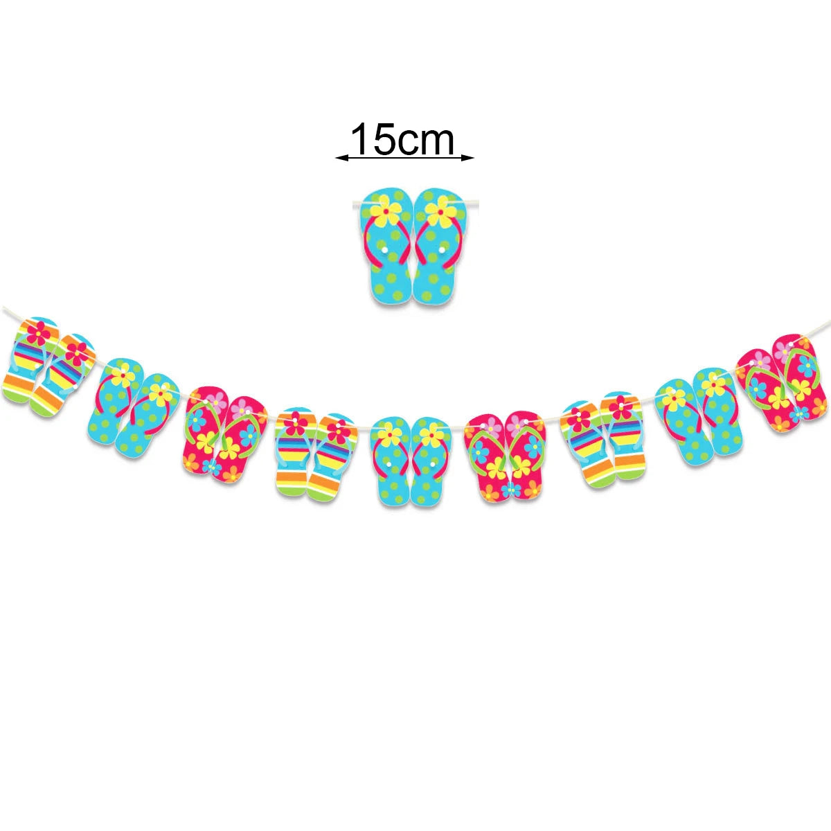 Hawaiian Party Photo Props Decorations Summer Beach Tropical Flamingo Party Supplies Aloha Banner Hawaiian Party DIY Supplies