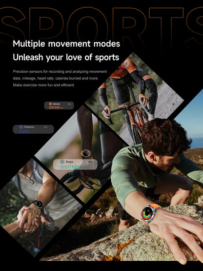 2026 HD300 Smart Watch AMOLED Path 5.4Bluetooth Chat AI GPT Waterproof Health Watches Bluetooth Call Travel Diving Smartwatch