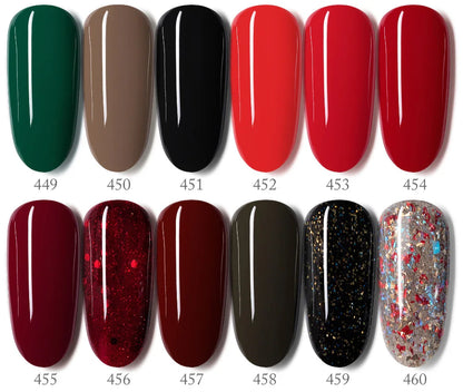 1Set VENALISA TPO FREE Whole Set Nail Gel Polish with Color Display For New Learner Nail Maincure Gel Varnish Branded Suitcase