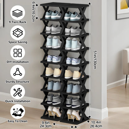 Shoe Rack Storage Organizer Detachable Shoe Racks Saves Family Household Rack Multi Layer Simple Shoes Shelf Color Cabinet