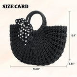 Woven Straw Top-Handle Tote — view 5