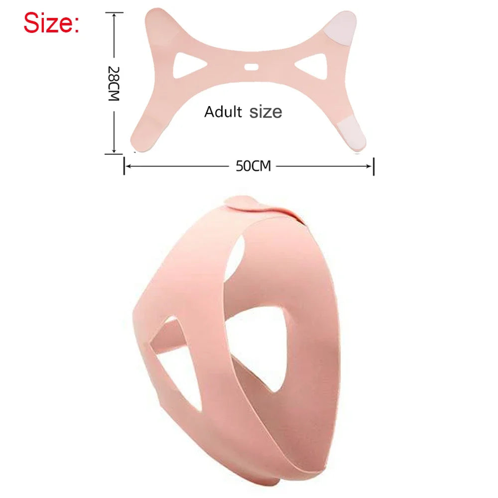 Tcare Anti Snoring Chin Strap Best Stop Snoring Device, Adjustable Snore Reduction Belt Sleep Aids Chin Strips Belt for Unisex