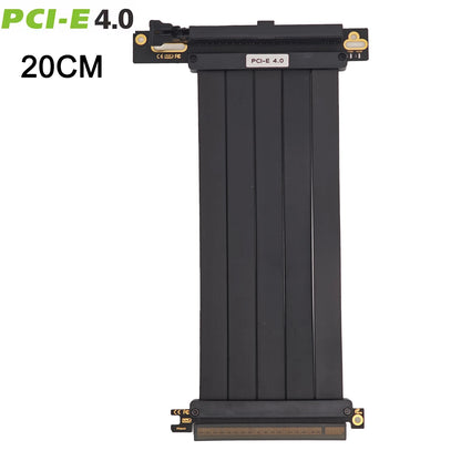 PCI Express 3.0/4.0 x16 to x16 Gen 4 GPU Double Reverse Graphics Card  Extension Cable Riser Card For ITX gold-plated Connector