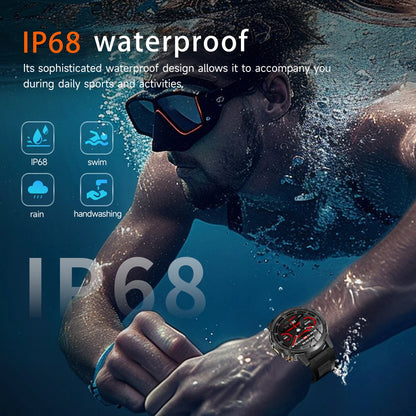2026 New  Outdoor Smart Watch 1.85inch AMOLED 1000mAh Large Battery 5ATM Waterproof Voice Call Sports Men Fitness Bracelet