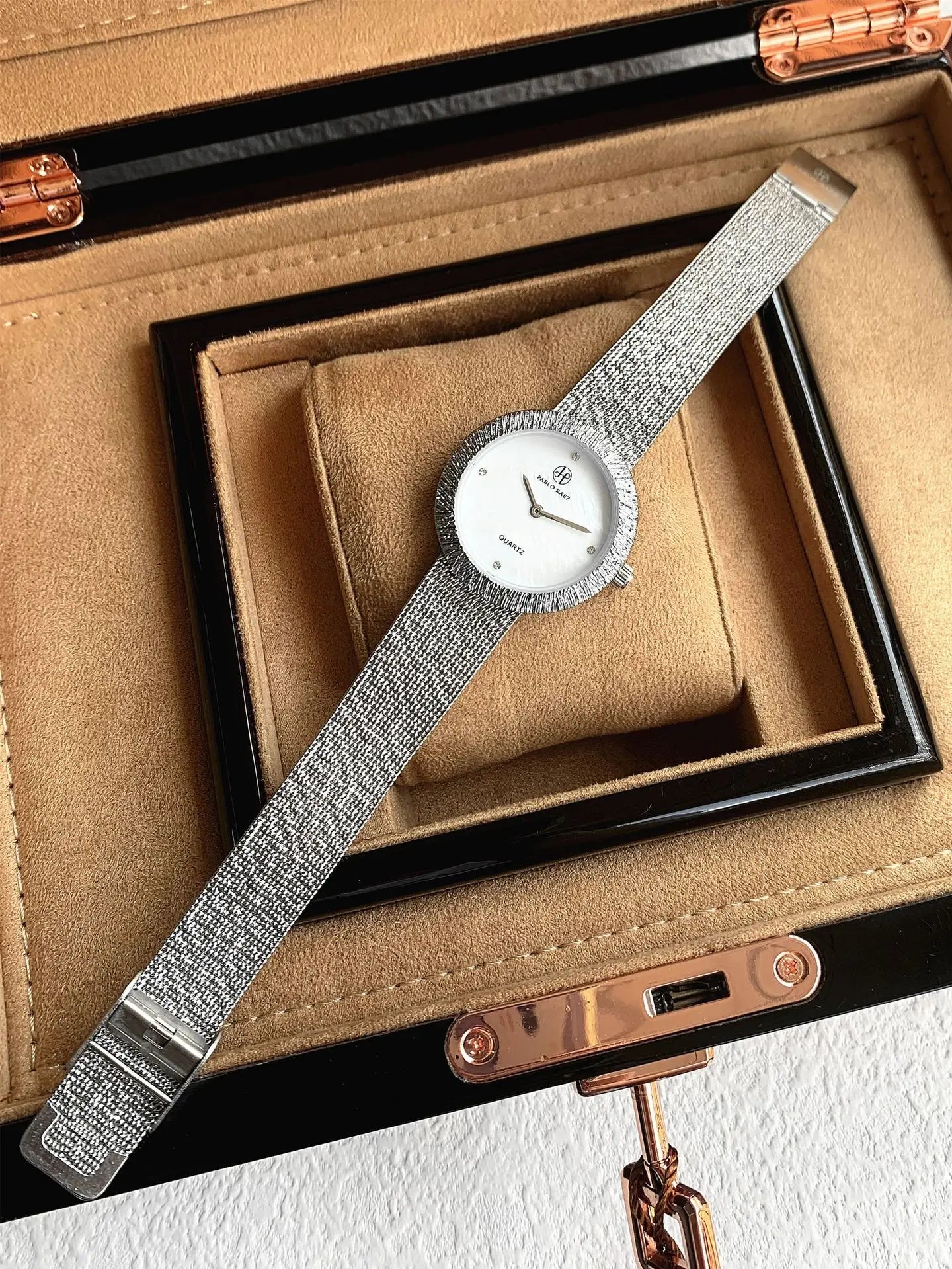 Brand Watch Fashion Beimu Face Women's Watches Waterproof Milan Strap Adjustable Female Quartz Wristwatches Free Box  gift