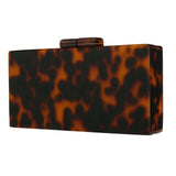 Acrylic Leopard Evening Clutch — view 4