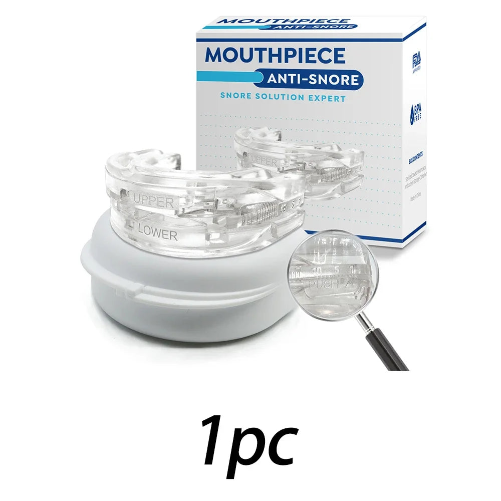 Silicone Anti-Snore Mouthpiece Bruxism Mouth Guard Improve Sleeping Aid Braces Teeth Orthodontic Snoring Night Device Stop Snore