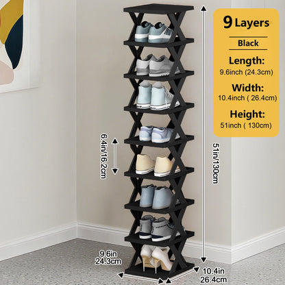 Shoe Rack Storage Organizer Detachable Shoe Racks Saves Family Household Rack Multi Layer Simple Shoes Shelf Color Cabinet
