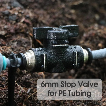 1/4″ 4/6mm 60W Self-priming Pump Misting Cooling System 0.6mm Atomizer Sprayer Slip Lock Nozzle Joint Outdoor Garden Irrigation