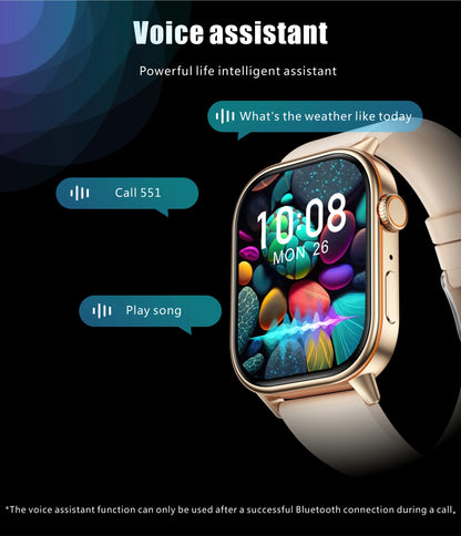 2026 New Multifunctional Smartwatch Women Gift Built-in GPS Bluetooth Call Music Fitness Sports Bracelet Sleep Monitor Watch Lad