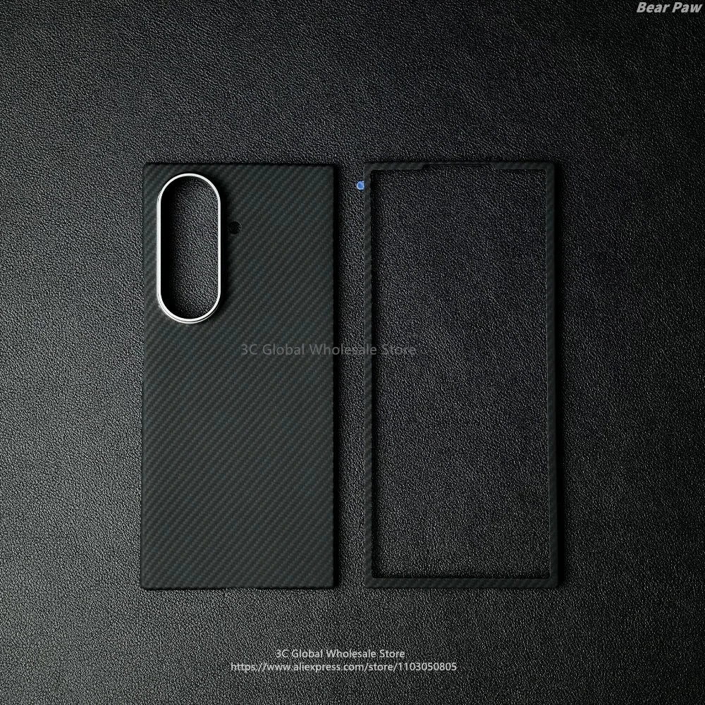 Magnetic for MagSafe Case for Samsung Galaxy Z Fold 7 W26 Aramid Carbon Fiber Cover Ultra-Thin Lightweight Armor for W26 Cover